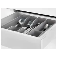 Ikea Cutlery Tray, Grey, Drawer Insert. 31x26 cm (12x10 ). Clever fittings inside drawers and cabinets keep things organised. SMACKER IKEA-thumb1