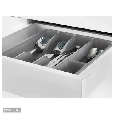 Ikea Cutlery Tray, Grey, Drawer Insert. 31x26 cm (12x10 ). Clever fittings inside drawers and cabinets keep things organised. SMACKER IKEA-thumb2