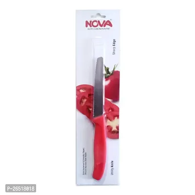 IKARUS Nova Sharp Edge Utility Knife, Red