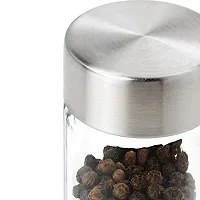 Ikea Glass, Stainless Steel Spice Jar, 10 cl (3 oz, Silver)-thumb2