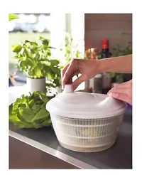 Uppfylld Salad Spinner, White-thumb4