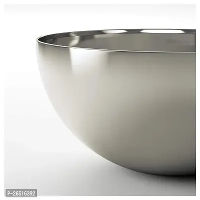 Ikea RINNIG Serving Bowl, Stainless Steel, 20 cm (8)-thumb3