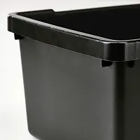 Ikea Rectangular Storage box (Black, 25x17x12 cm) -Pack of 2-thumb3