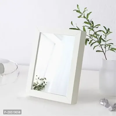 IKEA Simple, Stylish Designing Mirror with Double-Sided Tape Easily Stick On Walls  Suitable for 13X18Cm Frames in Bathroom, Hallway and Bedroom, 13X18Cm-thumb2