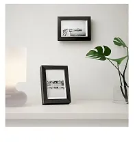 Ikea Fiberboard Photo Frame (4X6, 10X15 Cm, Black) Tabletop, Wall Mount-thumb1