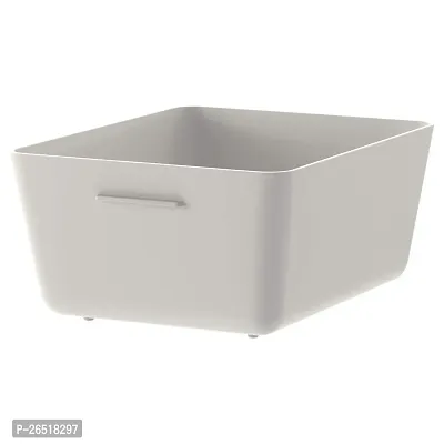 Ikea Polypropylene Plastic Grundvattnet Box (Grey, 17x14 cm, 7x5 Inch).