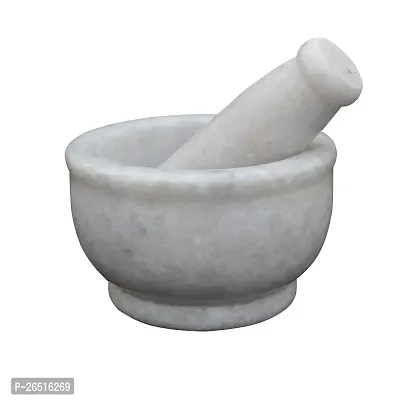 Mortar and Pestle Set, kharad, Masher Spice Mixer for Kitchen 4.5 inches