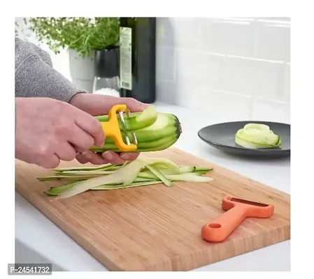 Vegetable cutters, set of 2, bright yellow/bright orange-thumb3