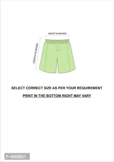 Blue Cotton Blend Regular Shorts For Men-thumb2