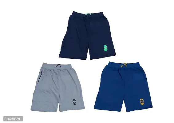 Premium Regular Solid Shorts For Men Pack Of 3