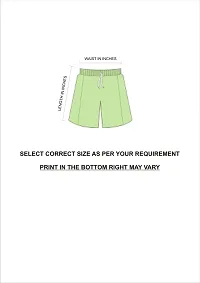 Maroon Cotton Blend Regular Shorts For Men-thumb2