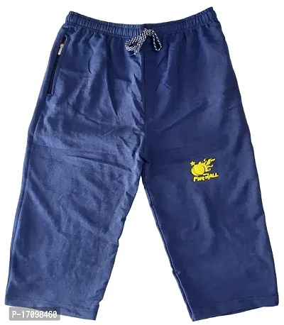 Premium Navy color Men's Long Shorts pack of 1-thumb0