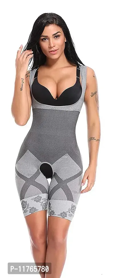 Beauty Vision Presents Women's Grey Color Cotton Lycra Shapewear (XL, Grey-1) (NEEL004)-thumb0