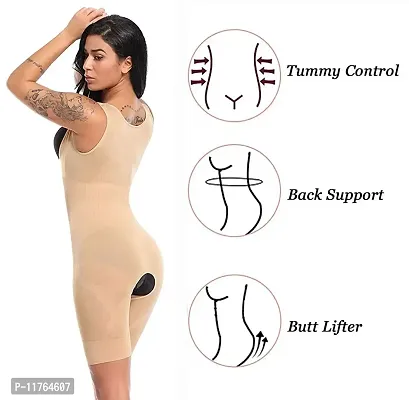 Beauty Vision Presents Women's Beige Color Cotton Lycra Shapewear (2XL, Beige-1) (NEEL004)-thumb3