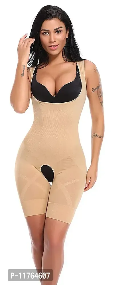 Beauty Vision Presents Women's Beige Color Cotton Lycra Shapewear (2XL, Beige-1) (NEEL004)