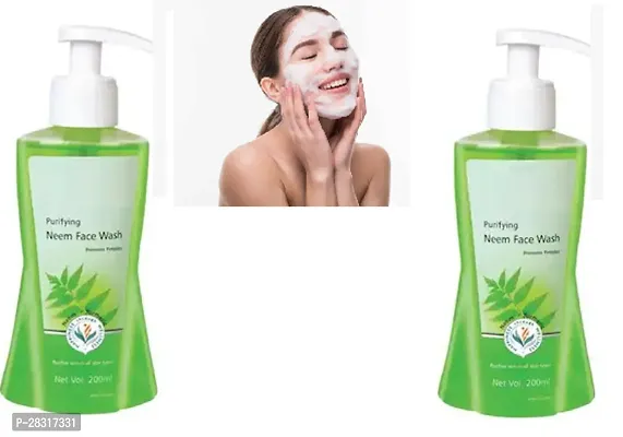 Natural Skin Care Neem Face Wash Combo Of 2-thumb0