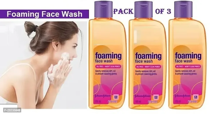 Natural Foaming Face Wash Pack of 3-thumb0