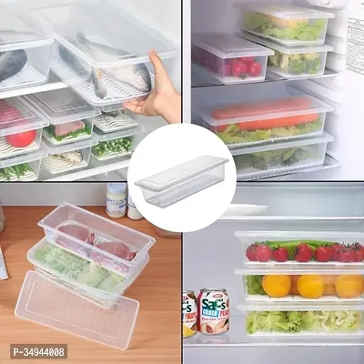 Fridge Organizer Set 6 Pcs with Removable Drain Plate Keep Produce Fresh-thumb4