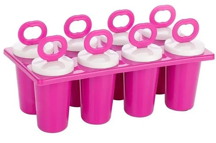 Useful Plastic Frozen Ice Cream Mould Tray