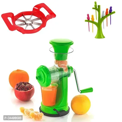 Manual Juicer Machine With Steel Handle / Bird Fruit Fork / Apple Cutter