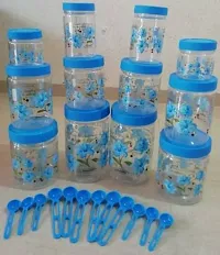 Useful Plastic Jars  Containers Pack Of 12-thumb2