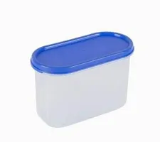 Useful Plastic Oval Modular Air Tight Containers Storage Jar-1000 ml, Pack Of 2-thumb2