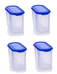 Useful Plastic Modular Air Tight Containers Storage Jar-1000 ml, Pack Of 4-thumb2