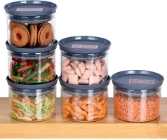 Classic Plastic Kitchen Storage Jar Container 500ml Pack Of 6-thumb3