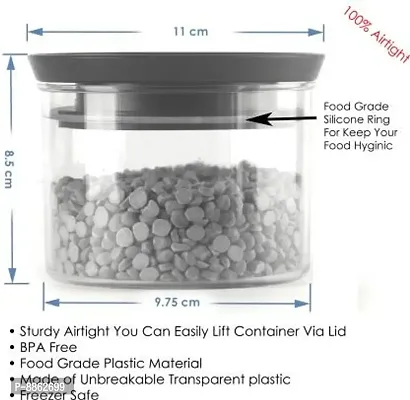 Classic Plastic Kitchen Storage Jar Container 500ml Pack Of 6-thumb5