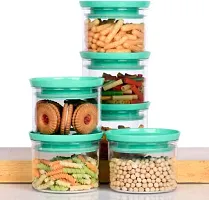 Classic Plastic Kitchen Storage Jar Container 500ml Pack Of 6-thumb3