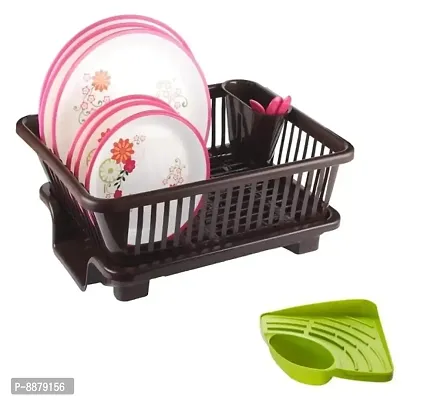 Sink Corner Big Size Kitchen Pink Dish Drainer Drying Rack Washing Basket With Tray For Kitchen Dish Rack Organizers Utensils Tools Cutlery Dish Drainer Kitchen Rack