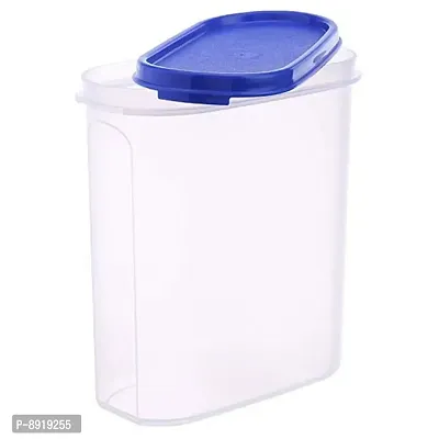 Plastic Oval Modular Container Storage Jar 2500Ml Pack Of 2-thumb5