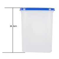 Plastic Oval Modular Container Storage Jar 2500Ml Pack Of 2-thumb2
