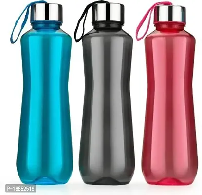 Chronicles Hexa Steel Cap water bottle set of 3,Crown water bottle - 1000 ml(1 Litre) for Gifting, Ideal for Restaurant, Kitchen, Home, Office, Sports, School, Travelling (Pack Of 3)-thumb2