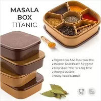 Special Combo Of 7 in 1 Masala Box Multipurpose Box For Dry Fruit, Achar, Candy Storage (Pack Of 2) Multicolor Kitchen Tool Set-thumb2