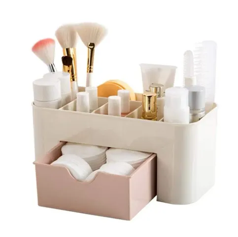 Cosmetic Box Organizer - Makeup Organizer Box - Space Saving Makeup Brush Lipstick Box