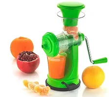 Manual Juicer Machine With Steel Handle Hand Juicer / 1 Apple Cutter /  1 Non-Stick Spatula And Oil Brush (Set Of 3)-thumb1