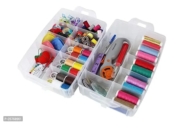 3 Layer 18 Grids Storage Plastic Boxes Medicine Jewelry Bead Storage B0X Container Organizer Case Craft Boxes Random Color-thumb2