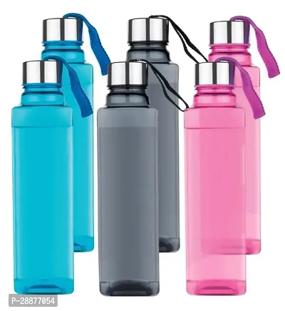 Premium Plastic Water Bottle Pack Of 6