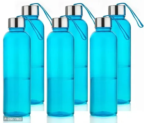 Premium Plastic Water Bottle Pack Of 6