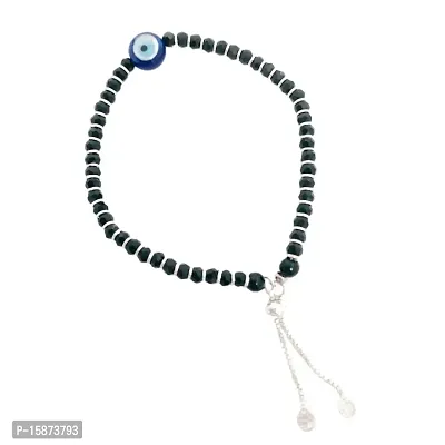 Adjustable 925 Sterling Silver Evil Eye Nazariya Bracelet - Perfect Gift for Girls and Women