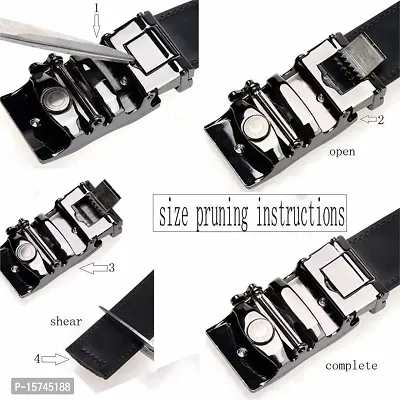 Reetack Automatic Buckle Sliding Belt for Men in Gift Box-thumb3