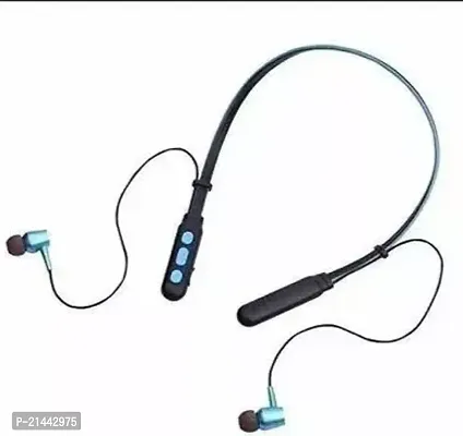 Stylish Headphones Blue In-ear  Bluetooth Wireless-thumb0
