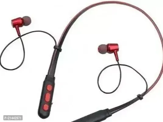 Stylish Headphones Red In-ear  Bluetooth Wireless-thumb0