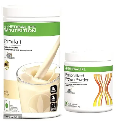 Herbalife Formula 1 Vanilla Shake 3 Protein Powder (500 g)+Protein Powder 200g (Vanilla)