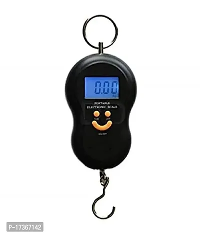 ZIXUAN 40Kg Digital Kitchen Weighing Scale/Luggage Hanging Portable Weight Scale (Multi Color)-thumb0