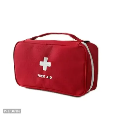 ZIXUAN Medical First Aid Kit Storage Pouch | Medicine-Pocket Empty Bag for Travelling Car, Home, Office (Random)