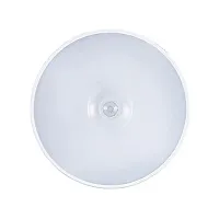 ZIXUAN Rechargeable Body Motion Sensor LED Light, USB Charging LED Nightlight, Wireless Sensor Wall Light for Hallway, Wardrobe, Basement, Cupboard, Garage, Bedroom (White - Set of 1)-thumb1