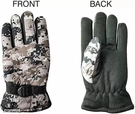 Stylish Fancy Designer Winter Wear Gloves For Men And Women-thumb2