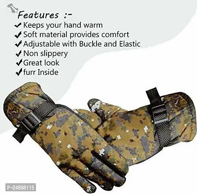 Stylish Fancy Designer Winter Wear Gloves For Men And Women-thumb2